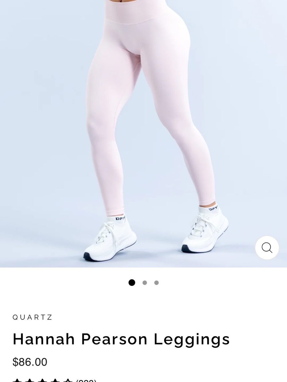 Hannah Pearson Leggings - Quartz Pink